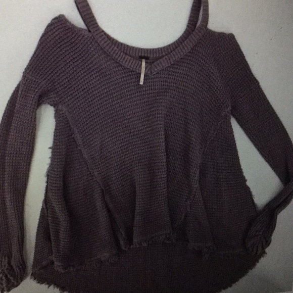 Free People cold shoulder sweater - Picture 2 of 10
